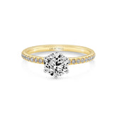Brilliant Cut Diamond Band Engagement Ring - Dracakis Jewellers